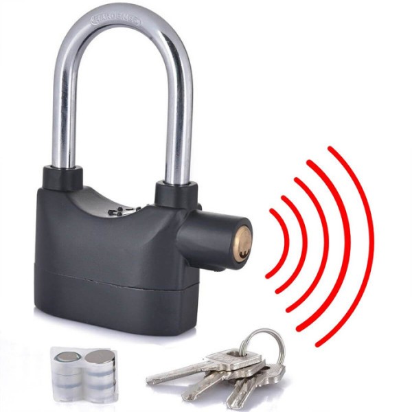 Security Alarm Lock- Black