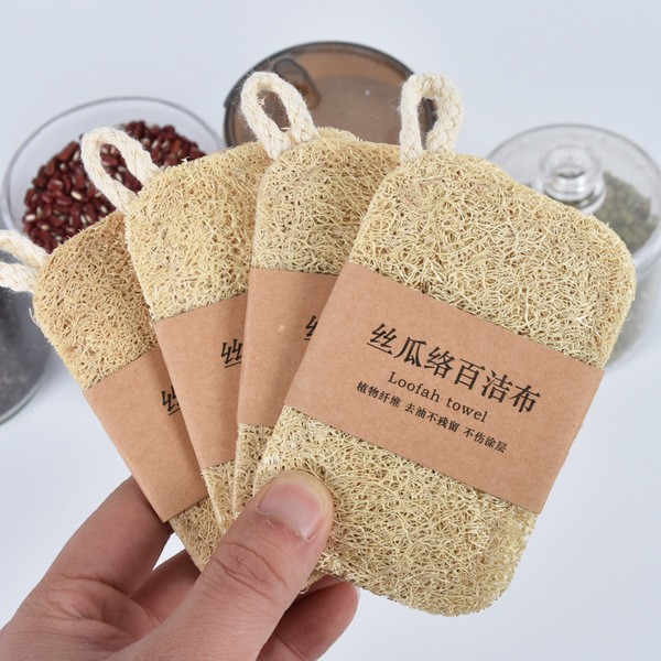 Loofah natural dishwashing