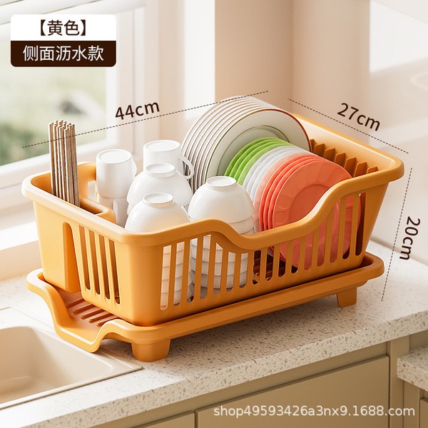 Kitchen storage racks bowls and chopsticks