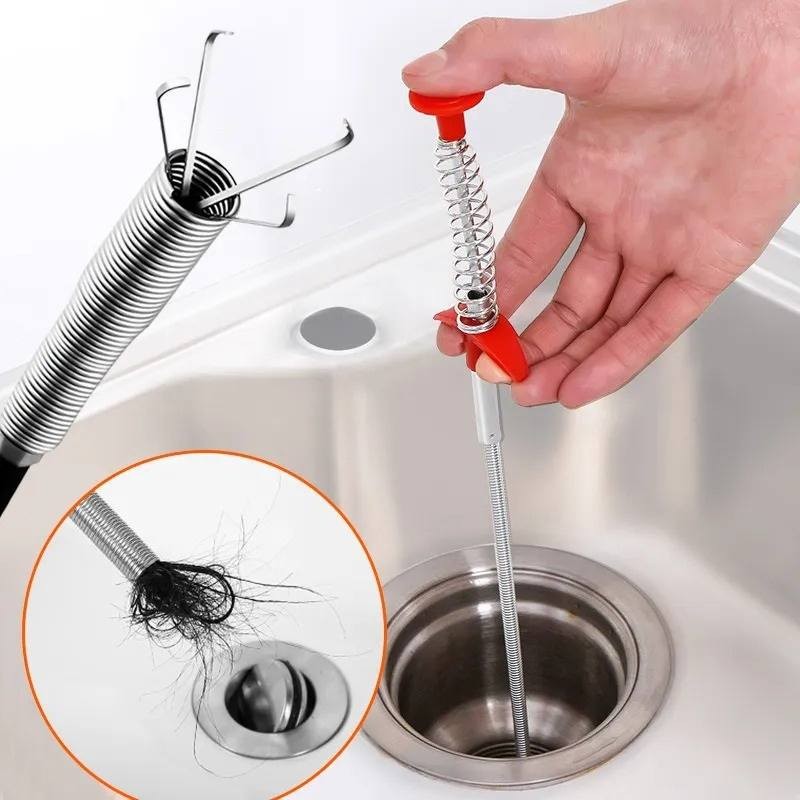 Stainless Steel Kitchen Sink Cleaning Sewer Stick