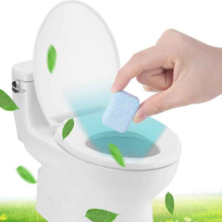 Toilet cleansing tablets