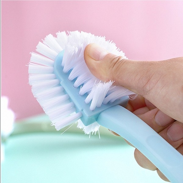Five-sided shoe brush