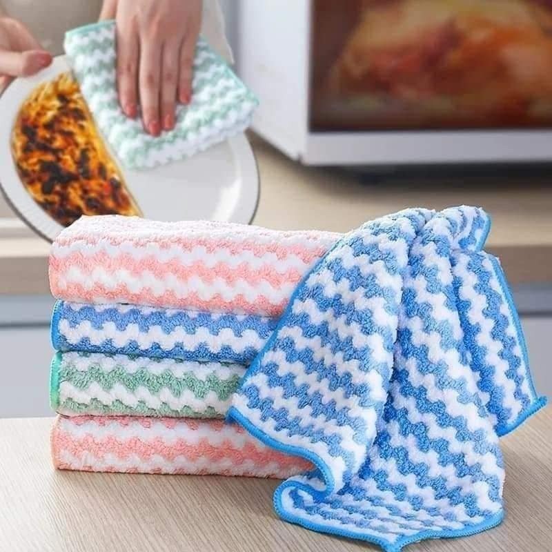4 Pcs Microfiber Kitchen Towel
