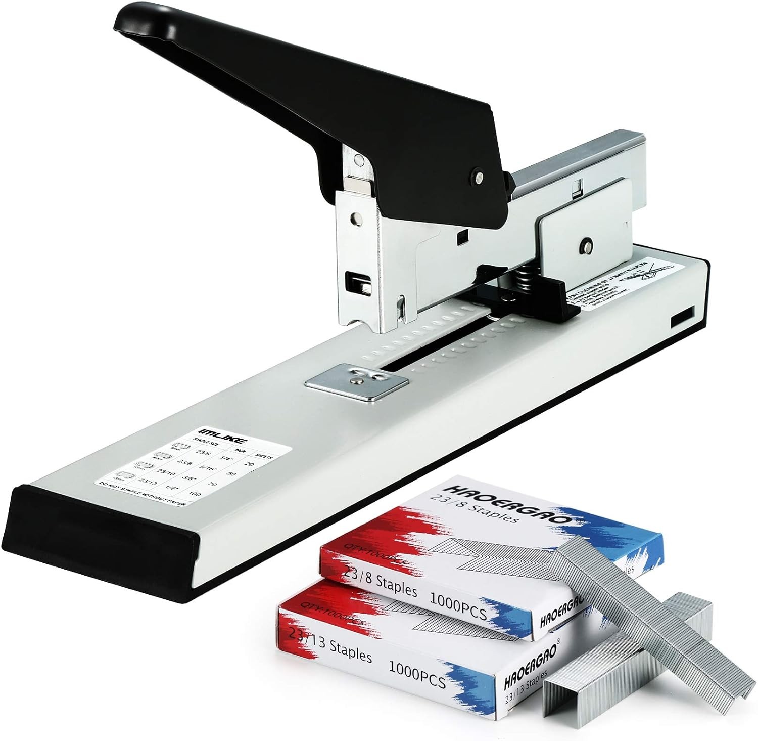 Office metal plier stapler