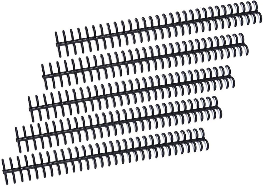 5pcs 30 Hole Loose-leaf Plastic Binding Ring